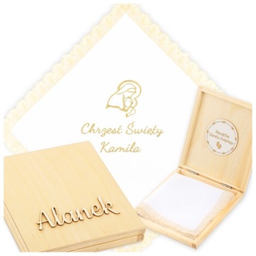 Халат с именем Белый халат с вышивкой + КОРОБКА шт.