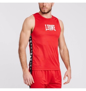 KOSZULKA BOKSERSKA LEONE AMBASSADOR Boxing Tank czerwony rozmiar XL