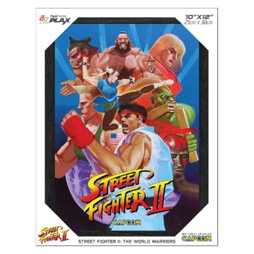 Pixel Frames Plax Ramka Obrazek 3D Street Fighter Warriors
