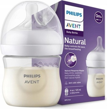 AVENT BUTELKA ANTYKOLKOWA NATURAL 125ml RESPONSE