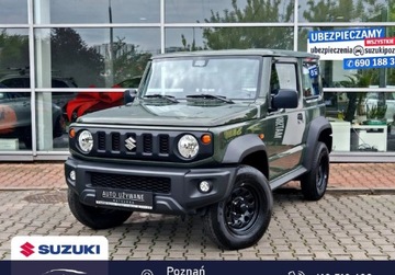 Suzuki Jimny IV Terenowy N1 1.5 VVT 102KM 2024 Suzuki Jimny PRO 1.5 4WD 5MT Ciemno-zielony Auto uzywane 1.5 Benzyna