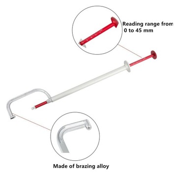 Narzędzie do pomiaru tarcz hamulcowych, miernik zacisku wirnika, szybkie i