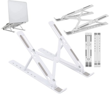 PODSTAWKA POD LAPTOP STOJAK TABLET STABILNA BIAŁA