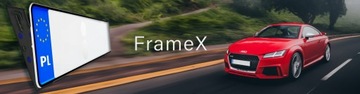 БЕЗРАМНОЕ КРЕПЛЕНИЕ ЗНАКОВ РАМКА ДЕРЖАТЕЛЬ ДЛЯ НОМЕРНЫХ ЗНАКОВ FRAMEX
