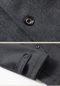 ПАЛЬТО МУЖСКОЕ ЗИМНЕЕ КЛАССИЧЕСКОЕ Шерстяное Elegant XL