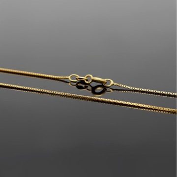 Złoty łańcuszek - Kostka 50cm pr.585