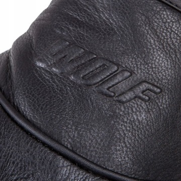 SKÓRZANE RĘKAWICE MOTOCYKLOWE WOLF FORZA BLACK L
