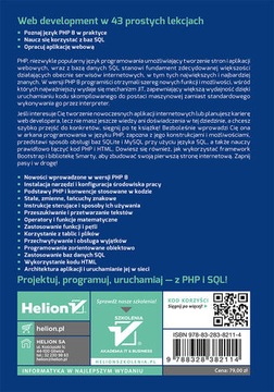 PHP 8 i SQL. Programowanie dla początkujących w 43