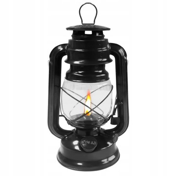 LAMPA NAFTOWA OLEJOWA CZARNA