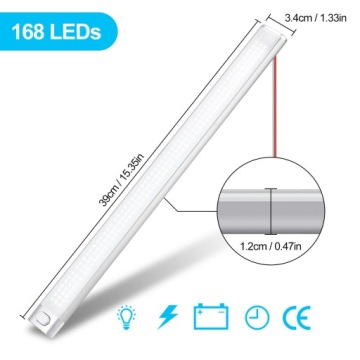 МОЩНАЯ ЛАМПА 168 LED 12В КАБИНА ДЛЯ ПРИЦЕПОВ-ДАВЕЛИКОВ 2 шт. 16Вт 39см