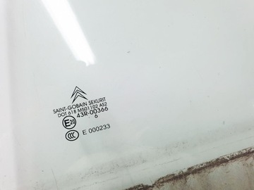 CITROEN C6 I 06R SKLO (OKNO) DVEŘE LEVÝ ZADNÍ