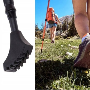 NAKŁADKA KOŃCÓWKA STOPKA DO KIJKÓW NORDIC WALKING BUCIK 2 sztuki