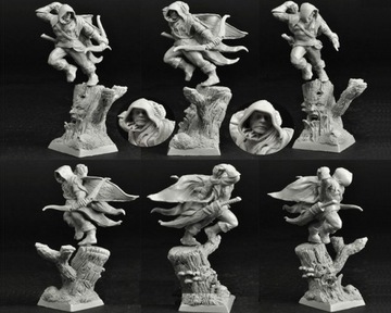 Scibor 28FM0275 Figurka Wood Elf Warrior 28mm 24H