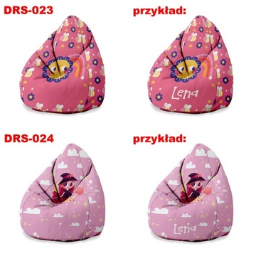 Пуф для девочки и ребенка Персонализация Сумка Sako XXL Подарок на день рождения