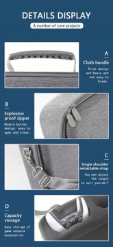 ДОРОЖНАЯ СУМКА ДЛЯ ХРАНЕНИЯ КОНСОЛИ PS5, СЕРАЯ