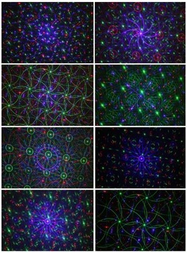 RGB ЛАЗЕРНЫЙ ПРОЕКТОР 8в1 КРАСНЫЙ СИНИЙ ЗЕЛЕНЫЙ ПОДВИЖНЫЙ РОЖДЕСТВЕНСКИЙ ПУЛЬТ ДИСТАНЦИОННОГО УПРАВЛЕНИЯ ПОДАРОК