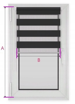 НЕИНВАЗИВНЫЙ РОЛИК ДЕНЬ-НОЧЬ ВАЛИЦ, ЦВЕТА, 40х130 см