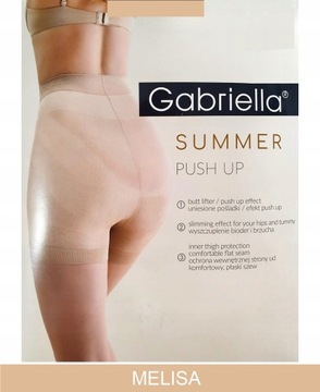 GABRIELLA Summer Push Up Majtki 50 DEN 4-L MELISA