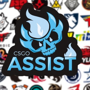 100 шт., наклейки для стрельбы в стиле CS:Go, граффити