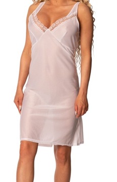 Женское воздушное кружевное платье-комбинация под платьем-комбинацией 46