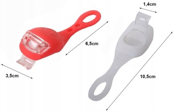 ICRO Велосипедное седло Велосипедный фонарь Передний задний светодиодный водонепроницаемый комплект