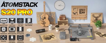 гравировальный станок, станок для лазерной резки ATOMSTACK A20/X20/ S20 MAX + F30 pro 850*400мм