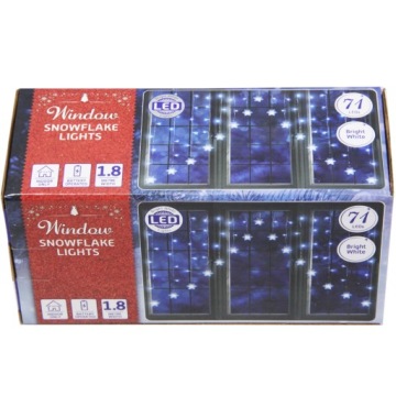 Гирлянда из лепестков, штора, занавеска, звезды, теплая