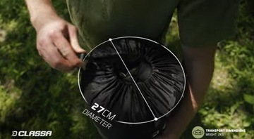 Комплект Delphin DREAM карповая кроватка EazyEIGHT + спальный мешок Delphin CLASSA