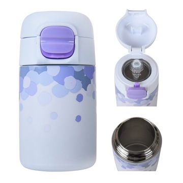 Kubek termiczny ze słomką dla dzieci butelka bidon BPA free Casno 350 ml