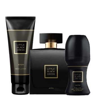Zestaw dla kobiet Little Black Dress Avon [woda balsam do ciała i roll-on]
