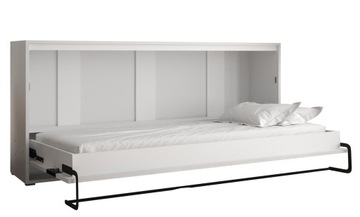 Półkotapczan poziomy Łóżko w szafie 90 cm HOME