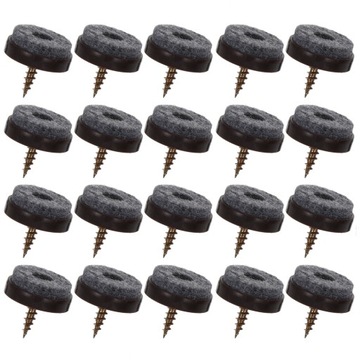 Felt Floor Nails Slider Feet Non-slip 20 Pcs