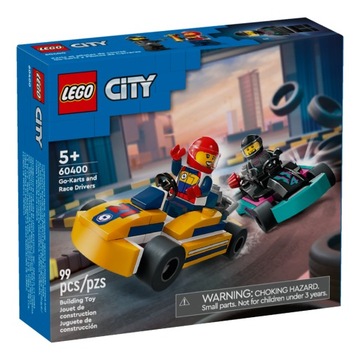 LEGO City — Карты и гонщики (60400) Гонки + подарочный пакет