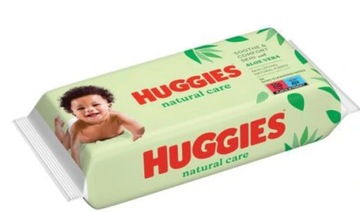Huggies ALOE VERA Chusteczki nawilżane wodą dla Niemowląt, 56 Sztuk
