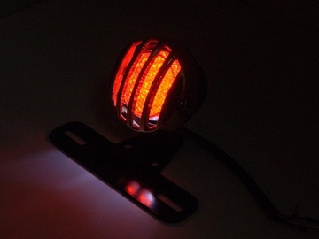 LAMPA TYŁ LED MOTOCYKL CHOPPER Cruiser Custom Cafe