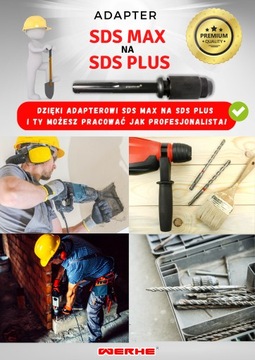 Переход адаптера с креплений SDS Max на SDS Plus