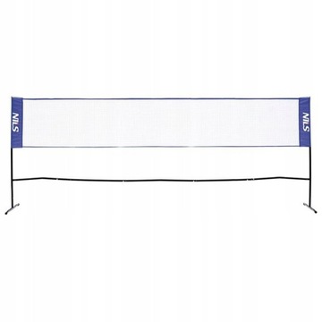 SIATKA DO BADMINTONA SIATKA TRENINGOWA TENISA SIATKÓWKI NILS 3W1 ZESTAW