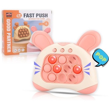 АНТИСТРЕССОВАЯ АРКАДА ДЛЯ ДЕТЕЙ POP IT FAST PUSH BUBBLE