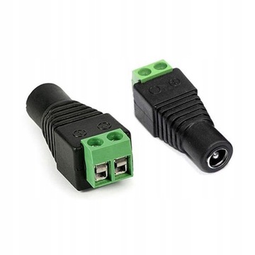 GNIAZDO DC 5,5/2,5MM ZŁĄCZKA ŻEŃSKA CN-48 WTYCZKA