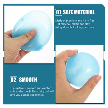 Светящиеся игрушки Светящиеся липкие шарики Шары мечты 6 шт.