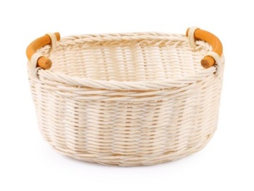 КОРЗИНА ИЗ РОТАНГА С РУЧКАМИ 22х16х11 см