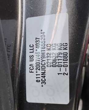 Jeep Compass II SUV 2.0 MJD 140KM 2017 Jeep Compass 2017r, Salon Polska. 2.0 Diesel. AUTOMAT. 4x4. Po zalaniu. 2.0, zdjęcie 23