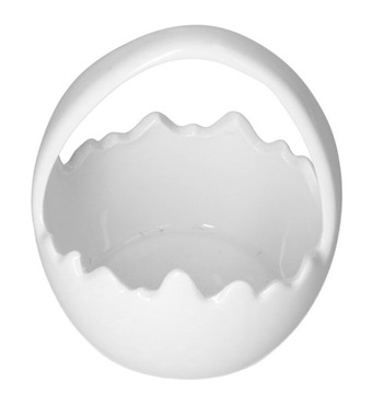 ЦВЕТОЧНЫЙ ГОРШОК ИЗ КЕРАМИЧЕСКОЙ ЯИЧНОЙ СКОРПУШКИ