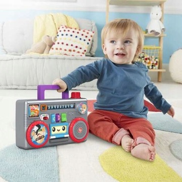 РЕТРО РАДИОКАССЕТА ДЛЯ ПОЛУГОДОВОГО РЕБЕНКА, ОБУЧАЮЩАЯСЯ ЧЕРЕЗ ИГРОВОЙ ПОДАРОК