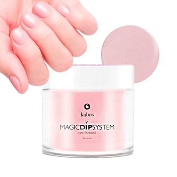 Kabos Magic Dip System Nail Powder Sparkling Rose