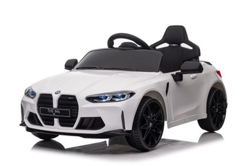 Автомобильный BMW M4 2X45 WATT Аккумулятор 12V 14Ah Кожаный Пульт Дистанционного Управления Белый