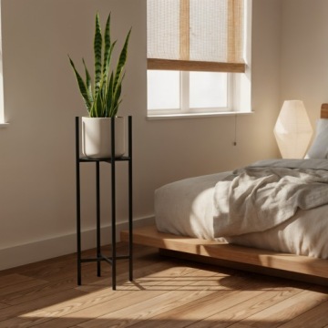 МЕТАЛЛИЧЕСКАЯ ПОДСТАВКА ДЛЯ ЦВЕТОВ ЧЕРНАЯ 80СМ ЛОФТ ПОЛИШ ПРОДУКТ