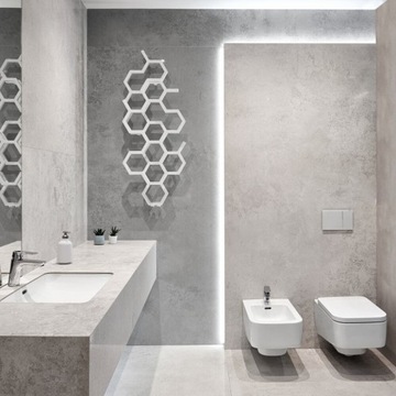 Керамогранитная плитка Torano белая MAT 239,8x119,8 Tubądzin