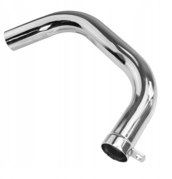 TŁUMIK kolanko obejmy WSK 175 CHROM zestaw