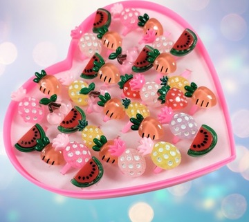 КОЛЬЦА для девочек Комплект УКРАШЕНИЙ 36 шт.